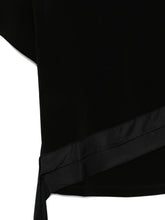 Emporio Armani Crewneck Wool Sweater in Black Black