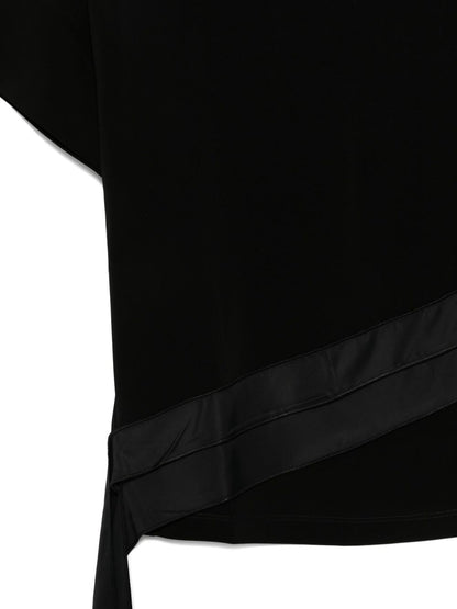 Emporio Armani Crewneck Wool Sweater in Black Black