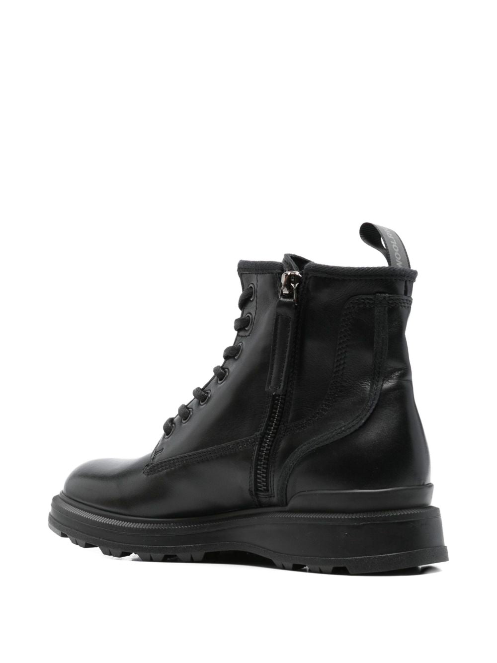 Woolrich Leather Chelsea Boots Black Black