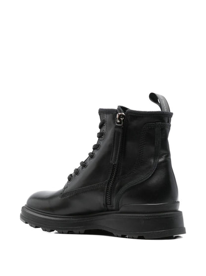 Woolrich Leather Chelsea Boots Black Black
