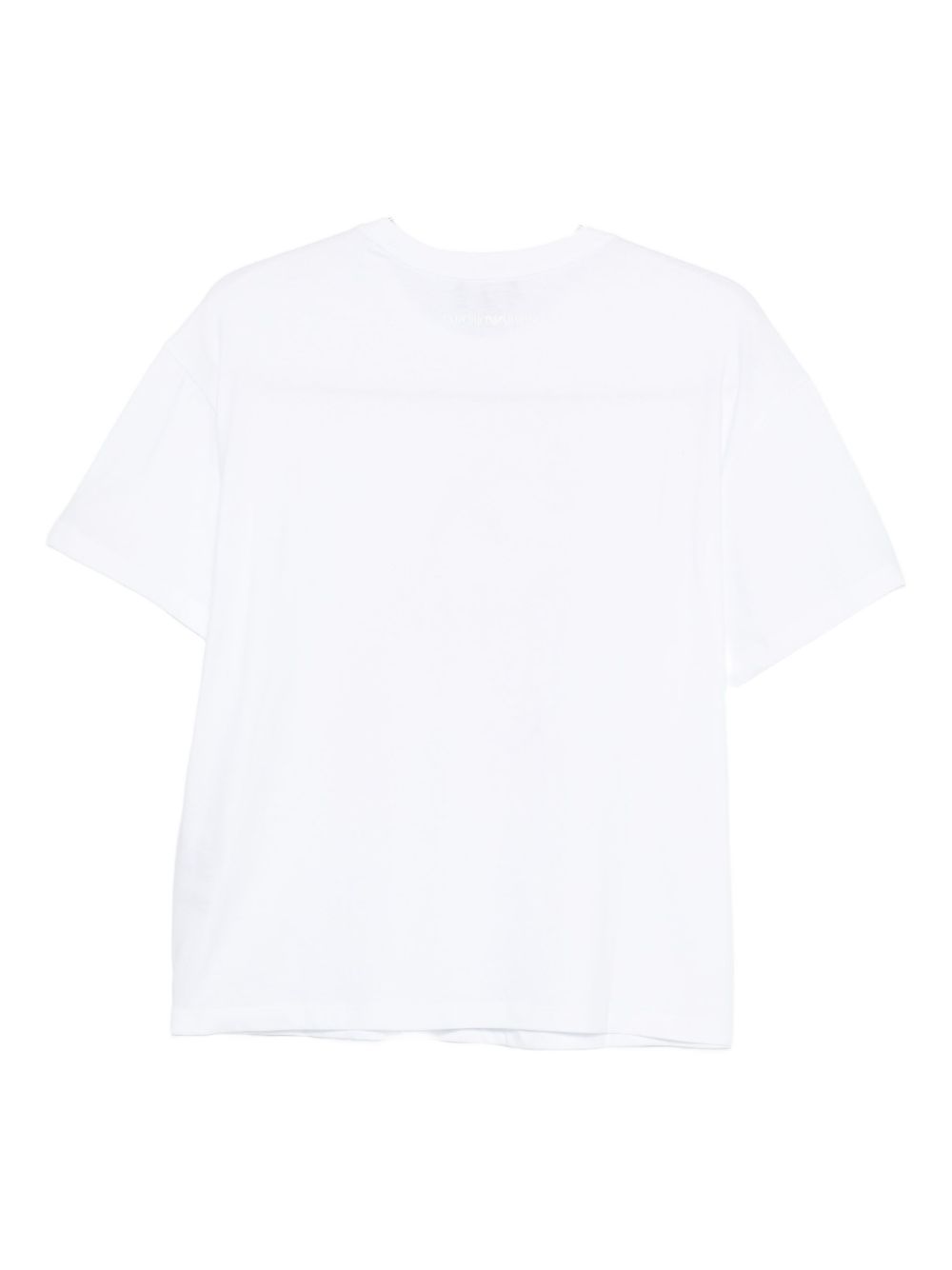 Emporio Armani Cotton Graphic Print T-Shirt White