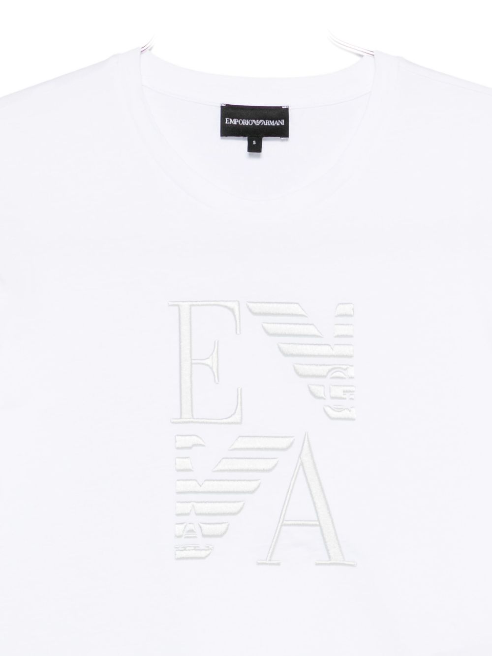Emporio Armani Capsule Logo Cotton T-Shirt White