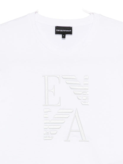 Emporio Armani Capsule Logo Cotton T-Shirt White