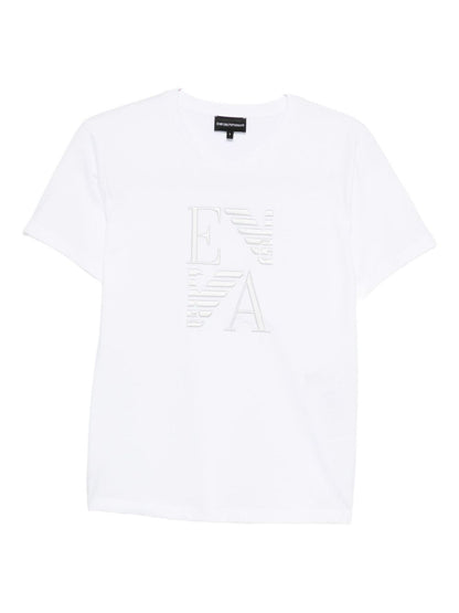 Emporio Armani Capsule Logo Cotton T-Shirt White