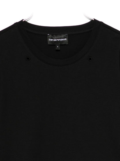 Emporio Armani Logo Cotton T-Shirt Black
