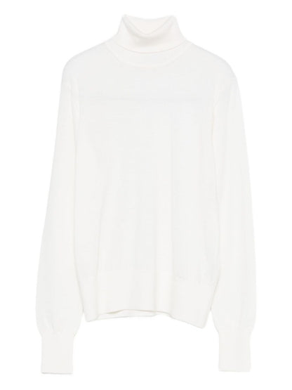 Forte Forte White Wool-Blend Knit Sweater White