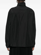 Forte Forte Button-Up Silk Shirt Black