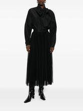 Forte Forte High-Waisted Wool Skirt Black