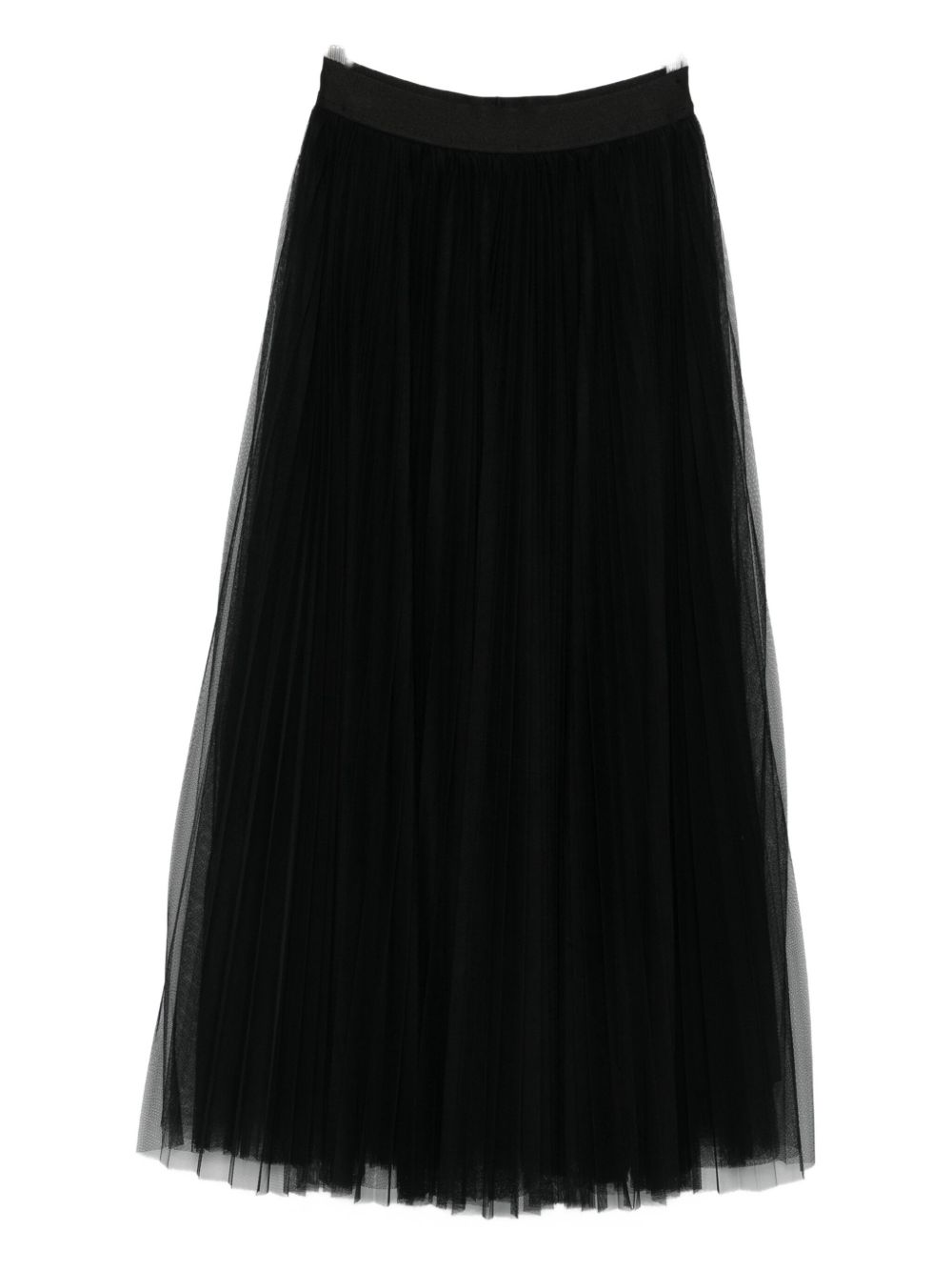 Forte Forte High-Waisted Wool Skirt Black