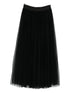 Forte Forte High-Waisted Wool Skirt Black