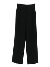 Forte Forte High-Waisted Wool Tailored Trousers Black black