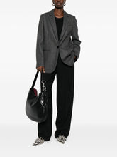 Forte Forte High-Waisted Wool Tailored Trousers Black black