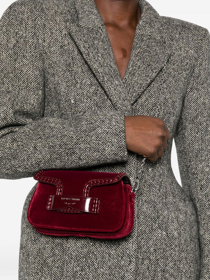 Emporio Armani Quilted Shoulder Bag Red
