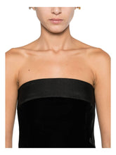 Emporio Armani Strapless Sleeveless Black Mini Dress Black