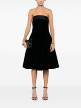 Emporio Armani Strapless Sleeveless Black Mini Dress Black