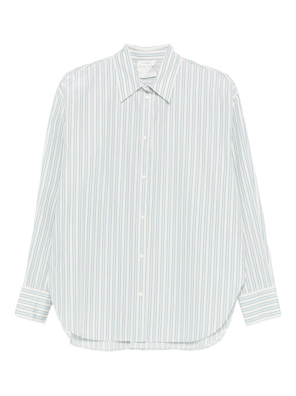 Forte Forte Shirts Clear Blue Cotton Shirt Clear Blue