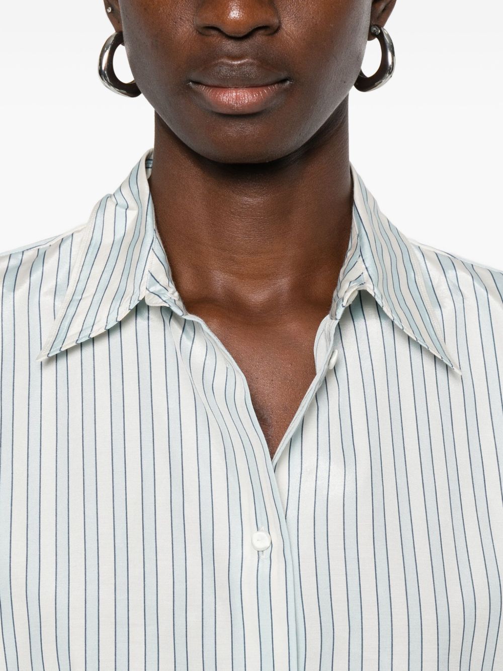 Forte Forte Shirts Clear Blue Cotton Shirt Clear Blue