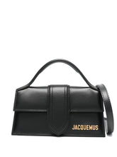JACQUEMUS Le Bambino Rectangular Calf Leather Handbag Black