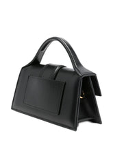 JACQUEMUS Le Bambino Rectangular Calf Leather Handbag Black