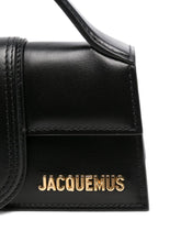 JACQUEMUS Le Bambino Rectangular Calf Leather Handbag Black