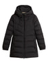 Woolrich Hooded Down Puffer Coat Black