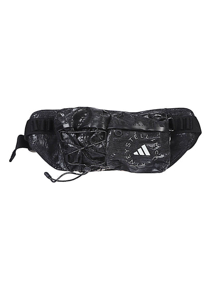Adidas By Stella McCartney Lobo Black Quilted Belt Bag with Adjustable Strap Black