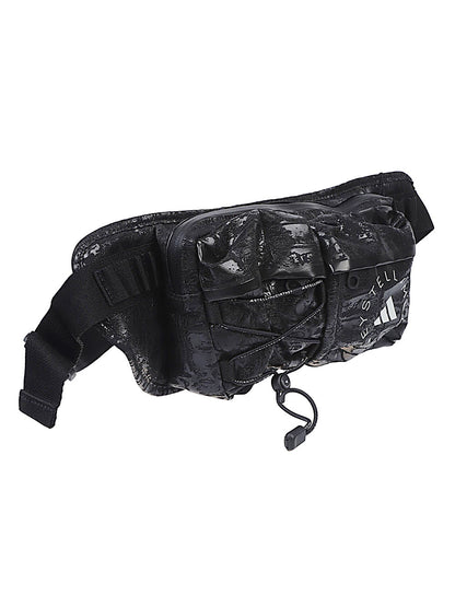 Adidas By Stella McCartney Lobo Black Quilted Belt Bag with Adjustable Strap Black