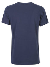 Emporio Armani Logo Cotton Jersey T-Shirt Blue