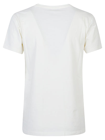Emporio Armani Logo Cotton-Jersey T-shirt White