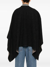 Emporio Armani Wool Cape Black black