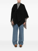 Emporio Armani Wool Cape Black black