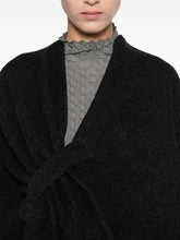 Emporio Armani Wool Cape Black black