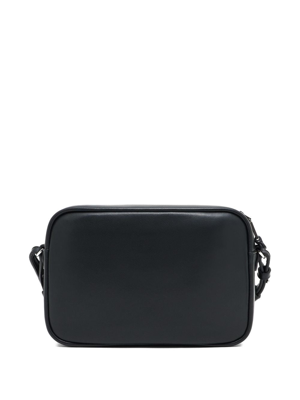 Emporio Armani Quilted Bovine Leather Clutch Bag Black