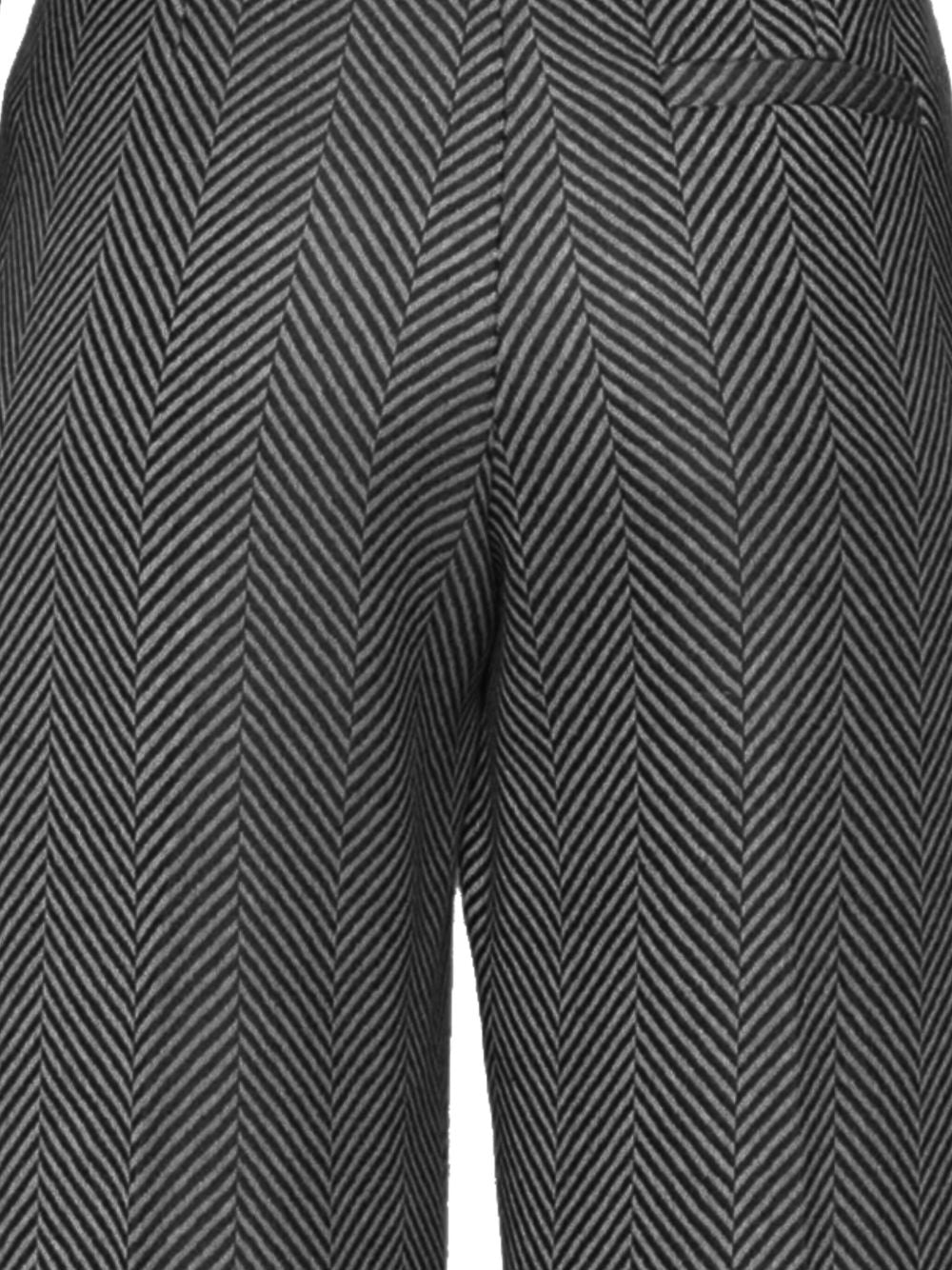 Forte Forte Herringbone Wool Trousers Grey