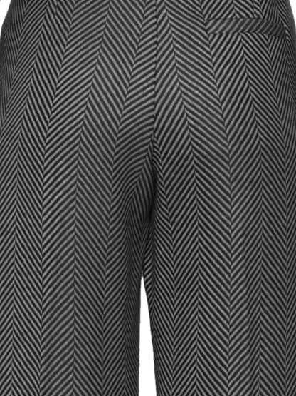 Forte Forte Herringbone Wool Trousers Grey