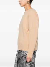 Maison Margiela Crewneck Wool Fine Knit Sweater Camel