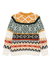 Semicouture Jacquard Crew-Neck Wool-Blend Sweater MultiColour MultiColour