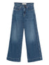 Semicouture Hayley Wide-Leg Blue Denim Jeans Blue