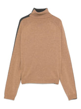 Semicouture Turtleneck Wool and Cashmere-Blend Sweater Beige beige
