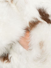 Zimmermann Light Beige Polka Dot Shearling Jacket Beige