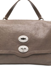 Zanellato Postina Baby Leather Top Handle Bag Grey