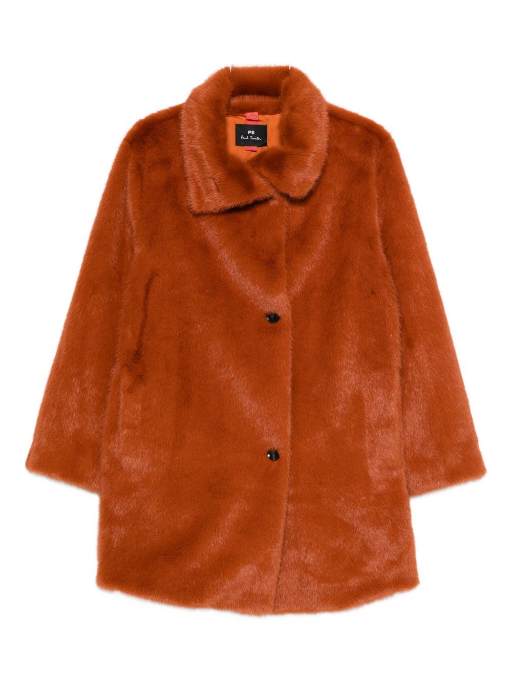 Paul Smith Single-Breasted Wool-Blend Coat Red