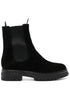 Gianvito Rossi Chester Suede Ankle Boots Black