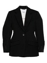 Givenchy Single-Breasted Wool Jacket Black Black