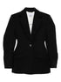 Givenchy Single-Breasted Wool Jacket Black Black