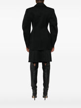 Givenchy Single-Breasted Wool Jacket Black Black