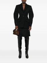 Givenchy Single-Breasted Wool Jacket Black Black