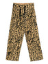 Forte Forte Animal-Print Straight-Leg Trousers Brown