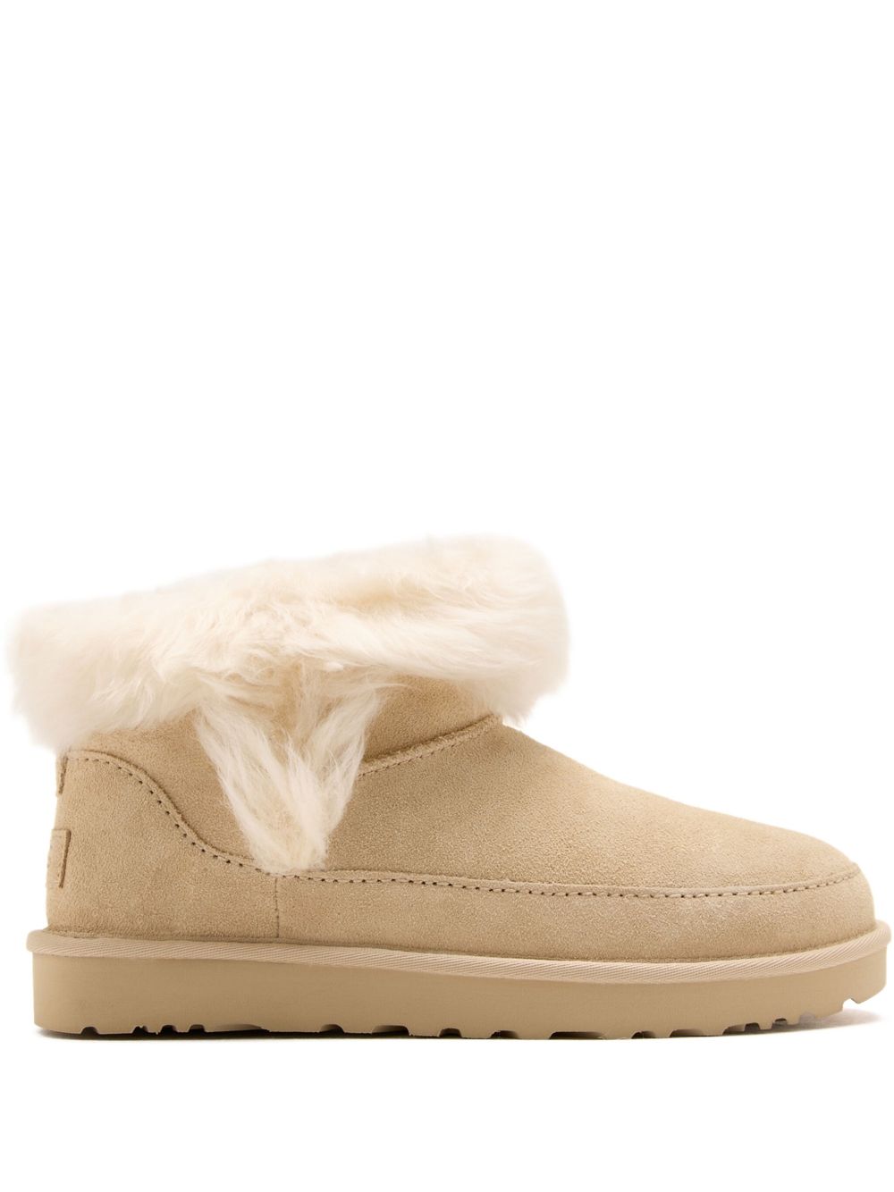 Ugg Australia Classic Ultra Mini Suede Chalet Boots Beige