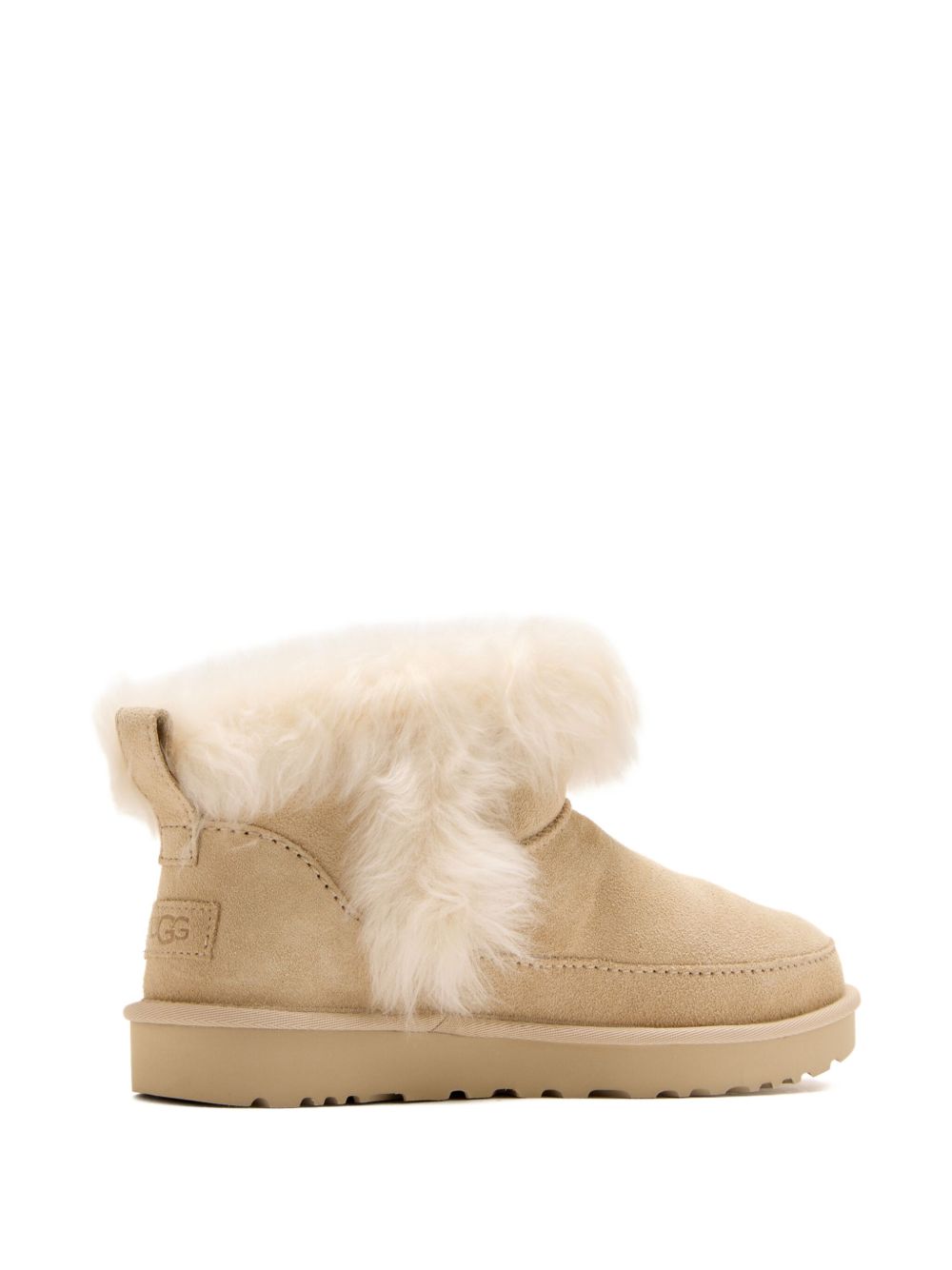 Ugg Australia Classic Ultra Mini Suede Chalet Boots Beige